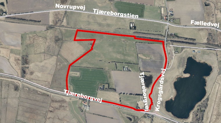 Havneareal ved Krogsgård.